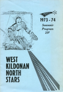 West Kildonan North Stars 1973-74 game program