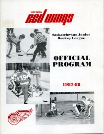 Weyburn Red Wings 1987-88 game program