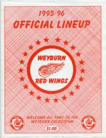 Weyburn Red Wings 1995-96 game program