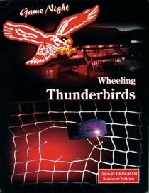 Wheeling Thunderbirds 1994-95 game program