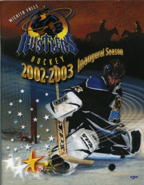 Wichita Falls Rustlers 2002-03 game program
