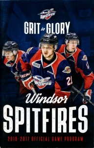 Windsor Spitfires Game Program