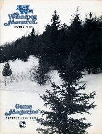 Winnipeg Monarchs 1976-77 game program