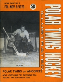 Winston-Salem Polar Twins 1973-74 game program