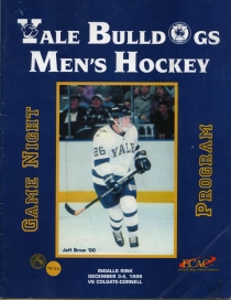 Yale University 1999-00 game program