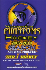 Youngstown Phantoms 2009-10 game program