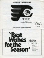 Abbotsford Flyers 1977-78 program cover