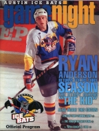 Austin Ice Bats 1998-99 program cover