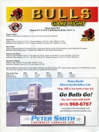 Belleville Bulls 2008-09 program cover