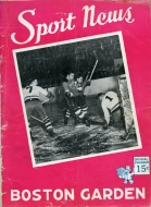 Boston Bruins 1943-44 program cover