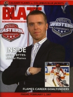 Calgary Flames 2006-07 program cover