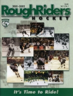 Cedar Rapids RoughRiders 2001-02 program cover