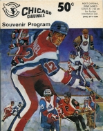 Chicago Cardinals 1982-83 program cover