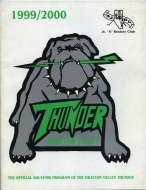 Drayton Valley Thunder 1999-00 program cover
