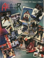 Houston Aeros 1999-00 program cover