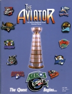 Houston Aeros 2000-01 program cover