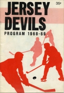 Jersey Devils 1968-69 program cover