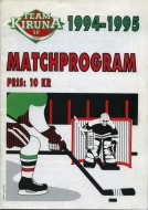 Kiruna IF 1994-95 program cover