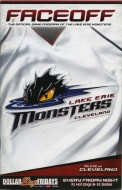 Cleveland Monsters 2012-13 program cover