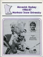 Minnesota State U - Mankato 1986-87 program cover