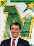 Minnesota North Stars 1987-88 program cover