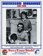 Muskegon Mohawks 1982-83 program cover