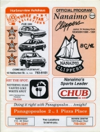 Nanaimo Clippers 1990-91 program cover