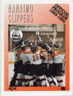 Nanaimo Clippers 1993-94 program cover