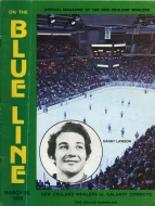 New England Whalers 1975-76 program cover