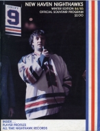 New Haven Nighthawks 1984-85 program cover