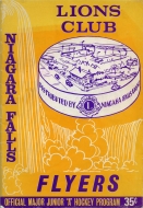 Niagara Falls Flyers 1971-72 program cover