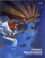 Phoenix Roadrunners 1989-90 program cover