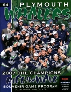 Plymouth Whalers 2007-08 program cover