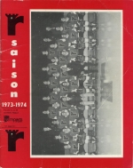 Quebec Remparts 1973-74 program cover