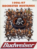 Rochester Mustangs 1996-97 program cover