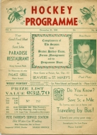 Saint John Beavers 1950-51 program cover