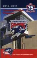 Springfield Falcons 2010-11 program cover