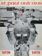 St. Paul Vulcans 1978-79 program cover
