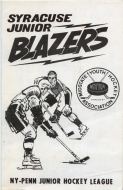 Syracuse Jr. Blazers 1974-75 program cover