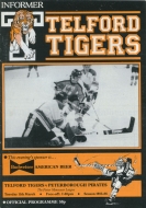Telford Tigers 1985-86 program cover