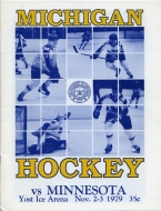 U. of Michigan 1979-80 program cover