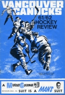 Vancouver Canucks 1961-62 program cover