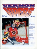 Vernon Vipers 1997-98 program cover
