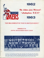 Warroad Lakers 1982-83 program cover