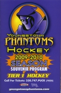 Youngstown Phantoms 2009-10 program cover