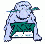 Drayton Valley Thunder 2001-02 hockey logo