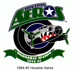 Houston Aeros 1994-95 hockey logo